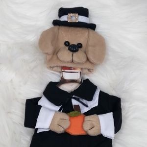 NWT Thanksgiving DOG Wine Bottle Cover Whismical